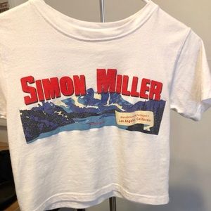 White Cropped Mountain Rondo T-Shirt